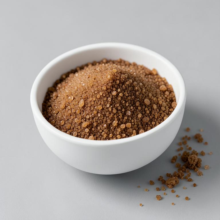 Brown Sugar cane sugar color and texture
