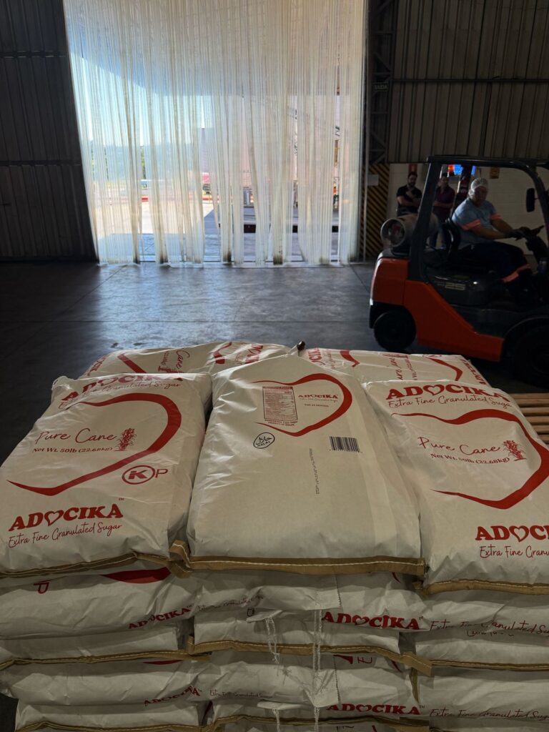 Export-ready sugar bags